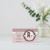 パン屋、ベーカリー、ペーストリー作りの職人の名刺 名刺 (スタンド正面)