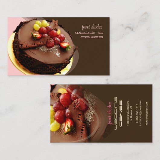 パン屋、名刺 名刺 (正面/裏面)