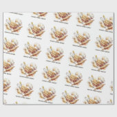 パン屋 店舗 パティシエ デザート スイーツ ケーキ パン作り ラッピングペーパー (フラット)