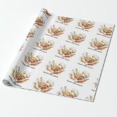 パン屋 店舗 パティシエ デザート スイーツ ケーキ パン作り ラッピングペーパー (アンロールド)