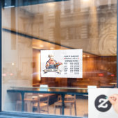 パン屋 店 パティシエ デザート 営業時間 ウィンドウサイン (カフェ窓)
