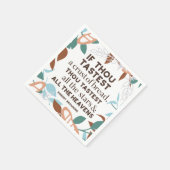 パン引用文by Robert Browning スタンダードカクテルナプキン (角)