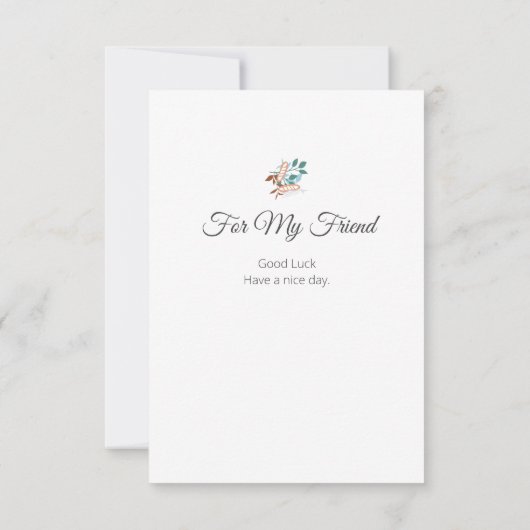 パン引用文by Robert Browning 招待状 (裏面)