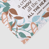 パン引用文by Robert Browning 薄葉紙 (詳細)