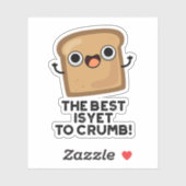 パン最高のの粉はまだおもしろいたぬ シール (シート)