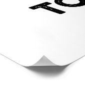 パン最高のの粉はまだおもしろいたぬ ポスター (角)