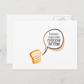 パン最高のを切って以来のもの ポストカード (正面/裏面)