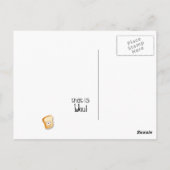 パン最高のを切って以来のもの ポストカード (裏面)