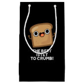 パン最高のプンダークBGおもしろいはまだ粉々になる スモールペーパーバッグ (正面)