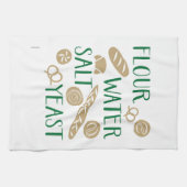 パン材粉水塩酵母 キッチンタオル (横)