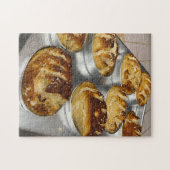 パン焼いたが食べ物をパンする ジグソーパズル (横)
