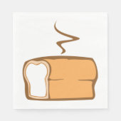 パン焼いたの塊 スタンダードランチョンナプキン (正面)