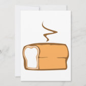 パン焼いたの塊 招待状 (正面)