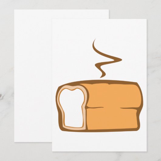 パン焼いたの塊 招待状 (正面/裏面)