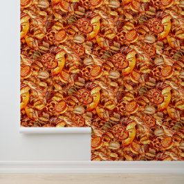 パン焼いた型 壁紙