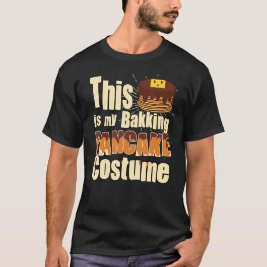 パン焼き衣装かわいいパンケーキ Tシャツ (正面)