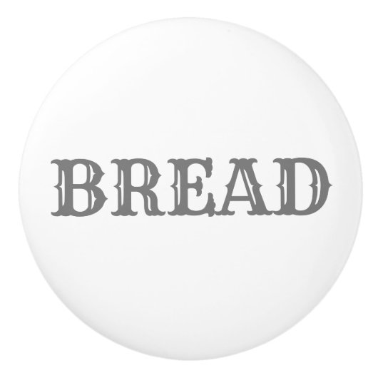 パン箱または引出しヴィンテージスタイルセラミックプル セラミックノブ (正面)