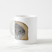 パン粉でまぶされた猫 コーヒーマグカップ (正面左)