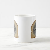 パン粉でまぶされた猫 コーヒーマグカップ (中央)