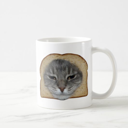 パン粉でまぶされた猫 コーヒーマグカップ (右)