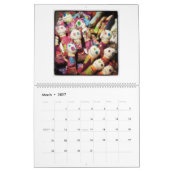 パン粉の日記によって印刷されるカレンダー カレンダー (3月 2027)