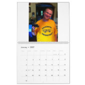 パン粉の日記によって印刷されるカレンダー カレンダー (1月 2027)