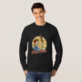 パン粉パワーズウーマン転がズピンウーマン Tシャツ (正面フル)