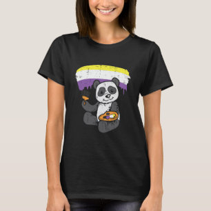 パン絵画ダの動物LGBTQノンバイナリ Tシャツ