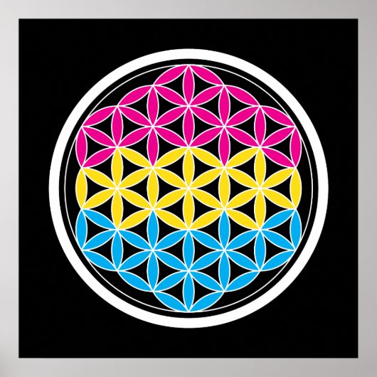 パン聖域ジオメトリ ポスター (正面)