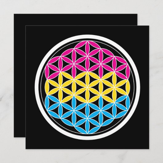 パン聖域ジオメトリ 招待状 (正面/裏面)