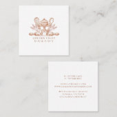 パン職人・ケーキ職人 道具 スクエア名刺 (正面/裏面)