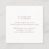 パン職人・ケーキ職人 道具 スクエア名刺 (裏面)