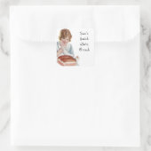 パン自家製キッチンギフトラベルおもしろいパーソナライズ スクエアシール (バッグ)