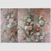 パン花模様用ほこりっぽいピンクデザイン 薄葉紙 (正面)