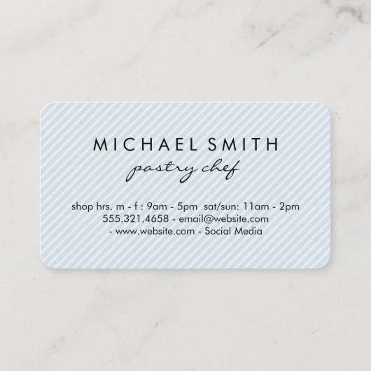 パン菓子屋 名刺 (裏面)