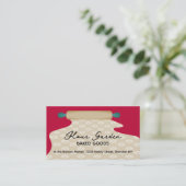 パン転がケーキベーキングチーフ 名刺 (スタンド正面)