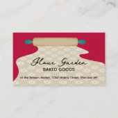 パン転がケーキベーキングチーフ 名刺 (正面)