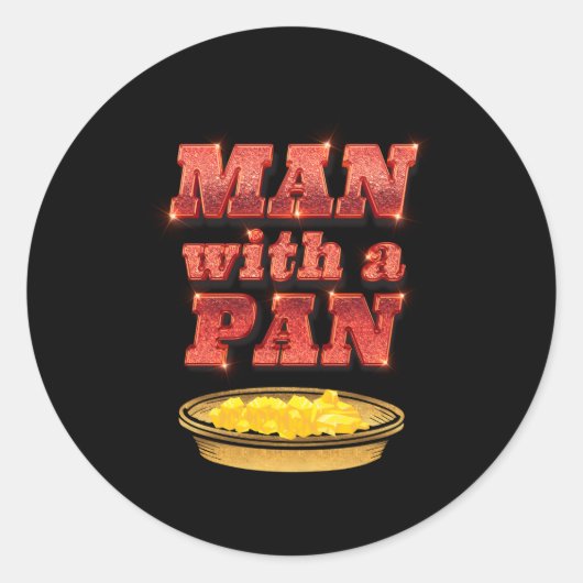 パン金ゴールドパンニング金ゴールドプロスペクター金ゴールドパネルを使用する ラウンドシール (正面)