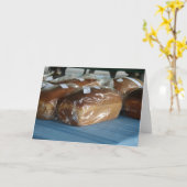 パン類を売りに出す カード (黄色い花)