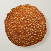 パン4装飾用クッション ラウンドクッション (裏面)