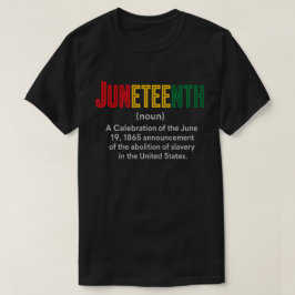 パン・アフリカニズムの色彩 自由 ジューンティーンスの定義 Tシャツ