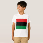 パン・アフリカン旗 Tシャツ (正面フル)