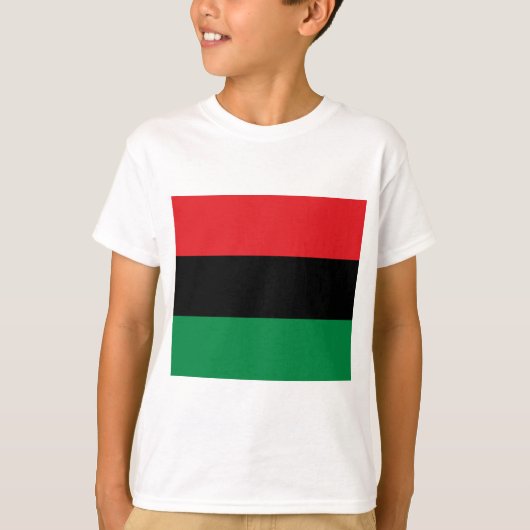 パン・アフリカン旗 Tシャツ (正面)