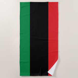 パン・アフリカン UNIA フラッグ ビーチタオル