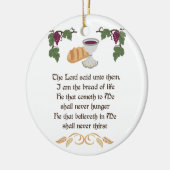 パン・オブ・ライフ セラミックオーナメント (左)