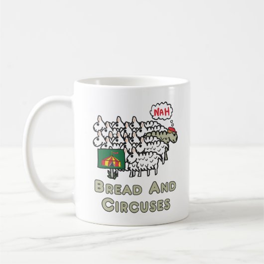 パン&サーカス コーヒーマグカップ (左)