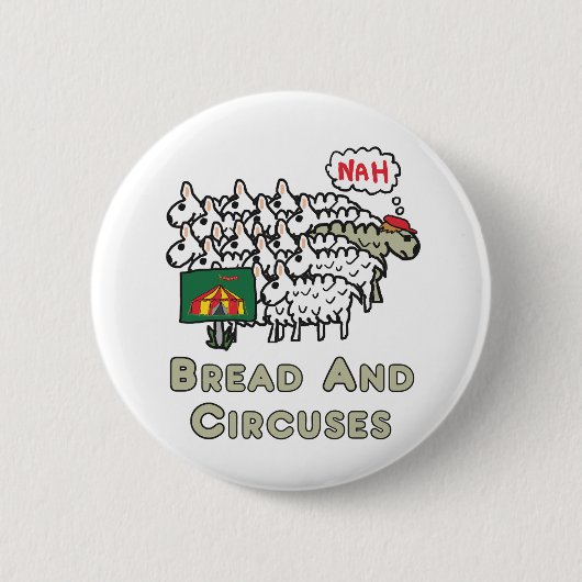 パン&サーカス 缶バッジ (正面)