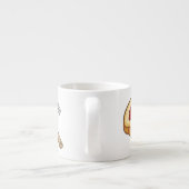 パン&ジャム漫画イラストレーション エスプレッソカップ (裏面)