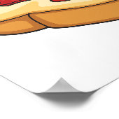 パン&ジャム漫画イラストレーション ポスター (角)