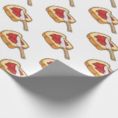 パン&ジャム漫画イラストレーション ラッピングペーパー (角)